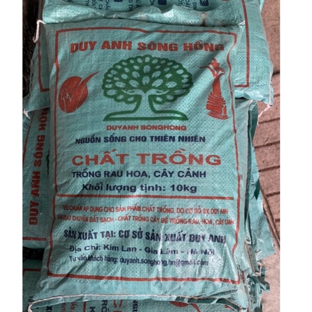 Đất dinh dưỡng trồng cây cảnh, hoa, rau sạch 10kg