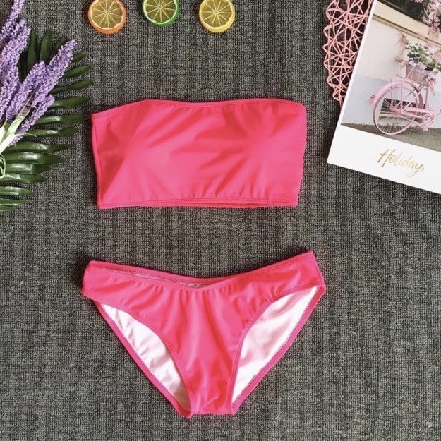 [FREESIZE] Bikini 2 mảnh,áo quây,quần cạp thấp siêu đẹp