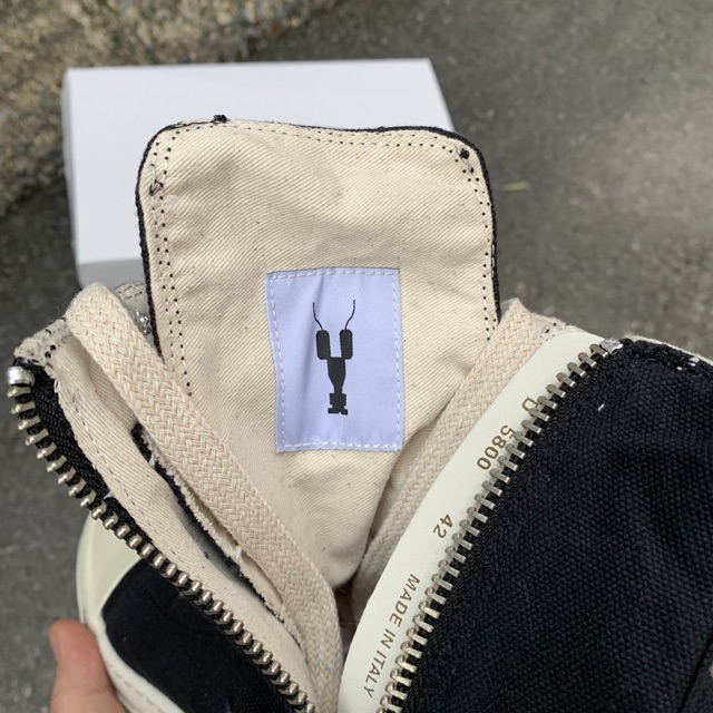 NEW CTY [FreeShip] [Xả Giá Sốc]. | Ảnh Thật | Giày Rick Owens S.F Cao Cổ uy tín P new ༗ hot