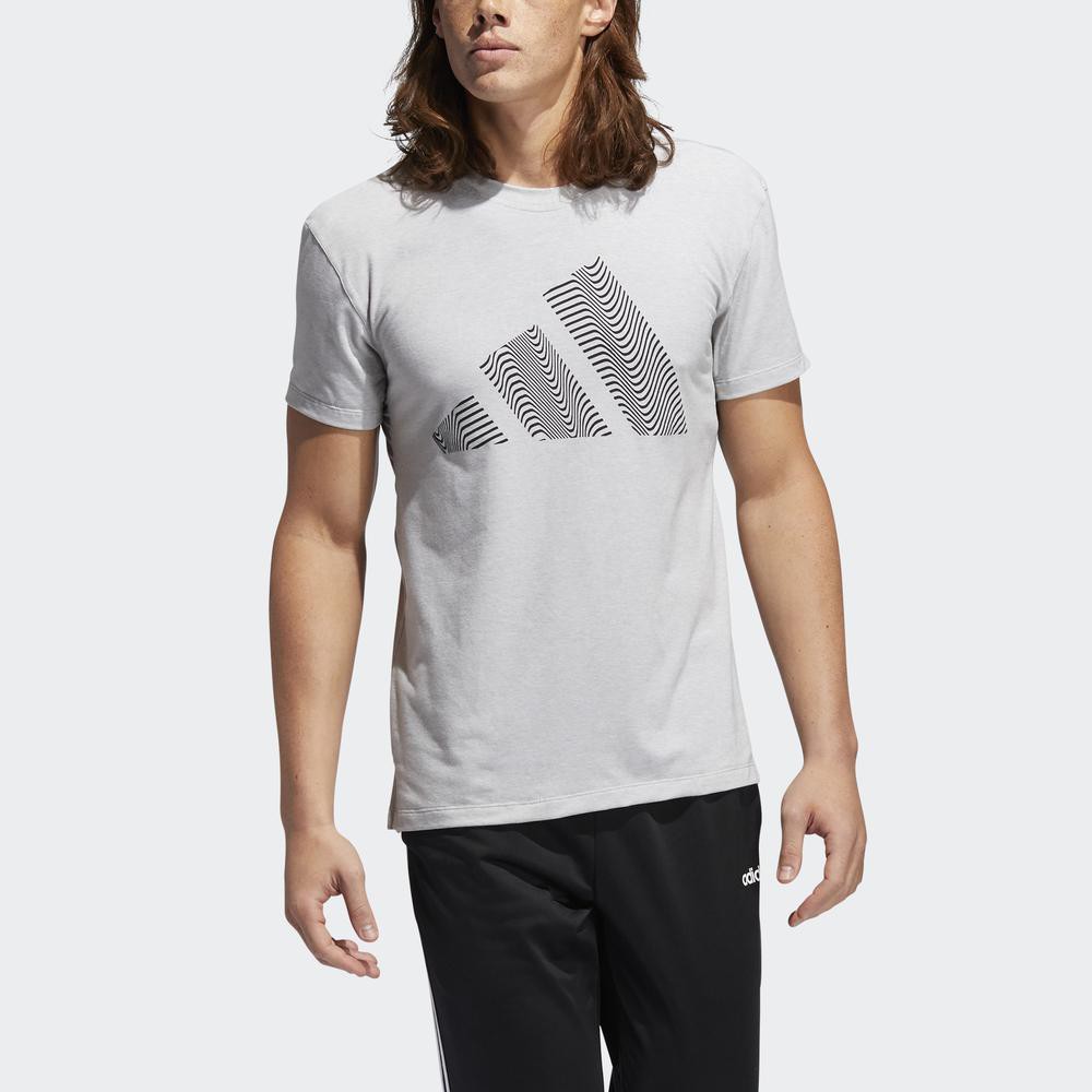 [Mã WABRD7 giảm 150K đơn 1 Triệu] Áo Tee adidas TRAINING Nam 3 Sọc Màu Xám GR7069