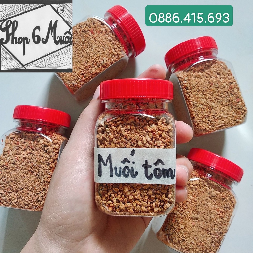 [HŨ 100GR] [MUỐI TÔM] Tây Ninh Ngọc Châu *LOẠI THƯỜNG HỘT NHỎ* (không chay, có tỏi)