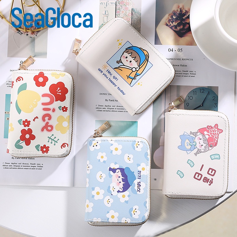 Ví đựng thẻ Seagloca dễ thương phong cách Hàn Quốc