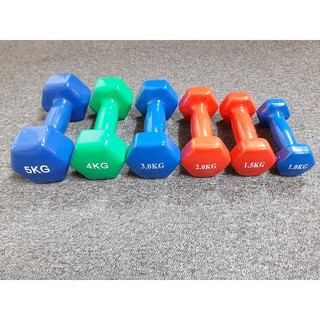 Tạ tay nữ nhập màu 1kg