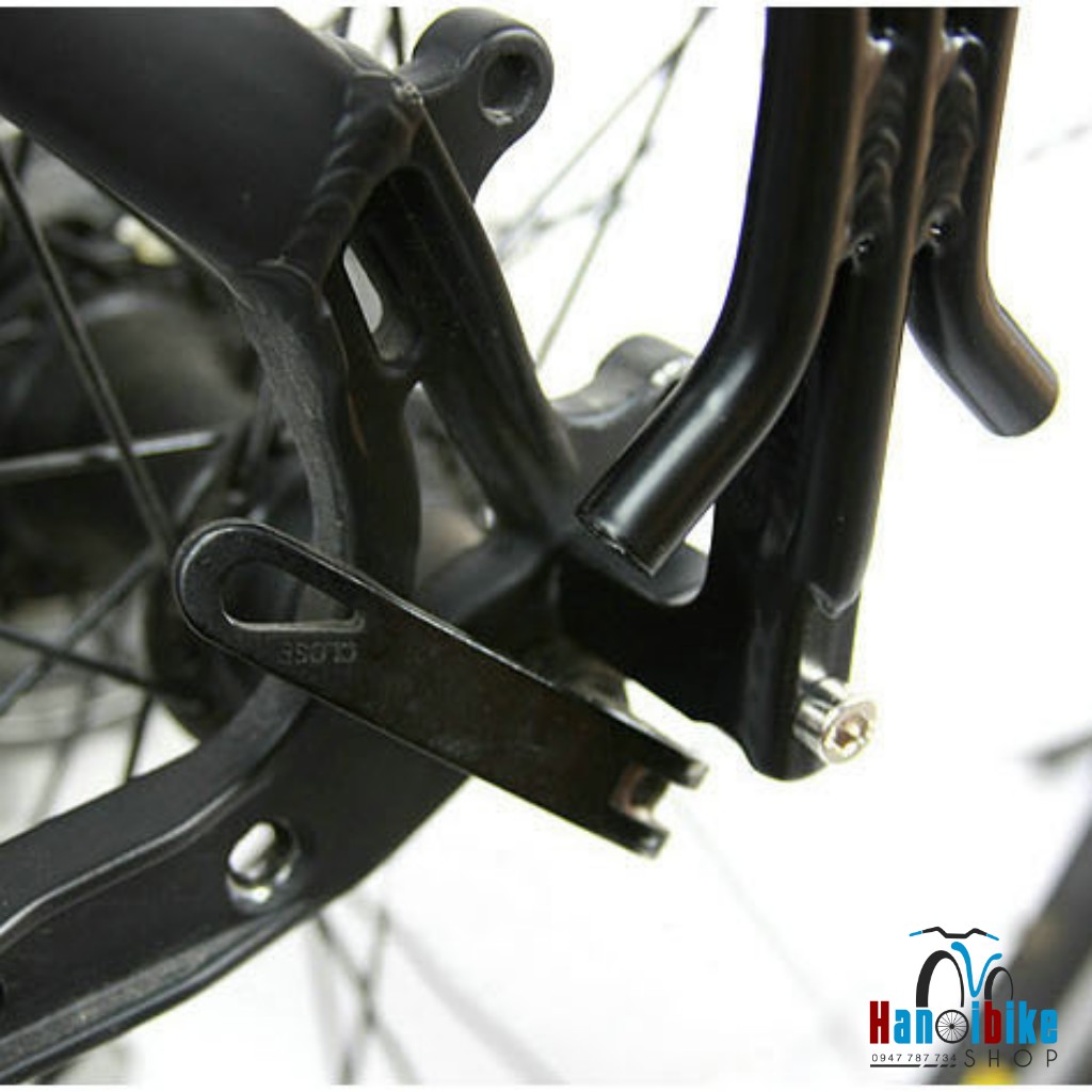 Gác baga nhôm xe đạp 3 chân phanh đĩa