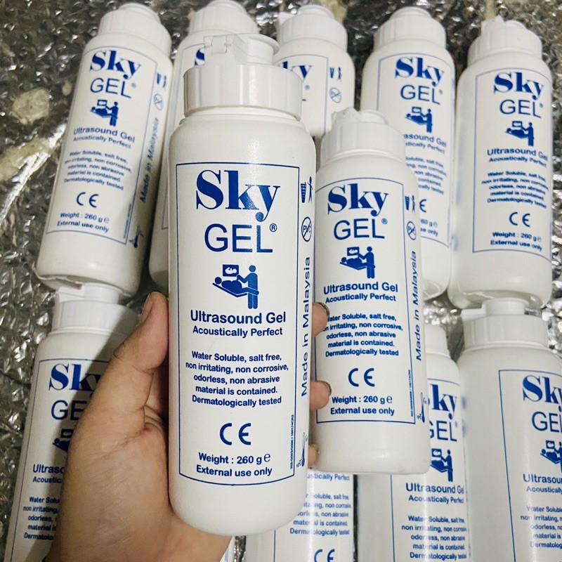 GEL SIÊU ÂM LẠNH MÀU TRẮNG 250ml