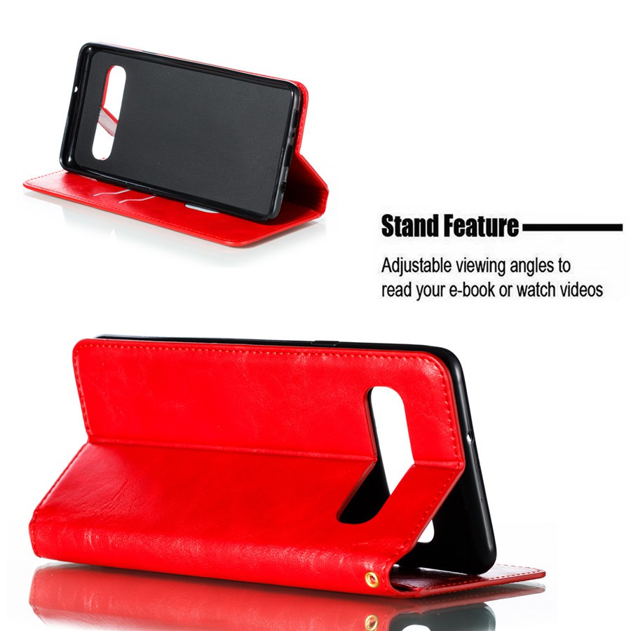 Bao da điện thoại họa tiết trơn cho Samsung S10/S10 Plus/S10e/S10 5G | BigBuy360 - bigbuy360.vn