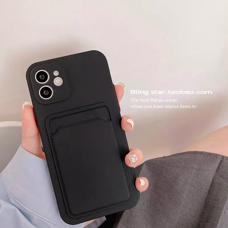 Ốp Lưng Iphone TPU Bảo Vệ Camera Mềm Mịn - Kèm Ví