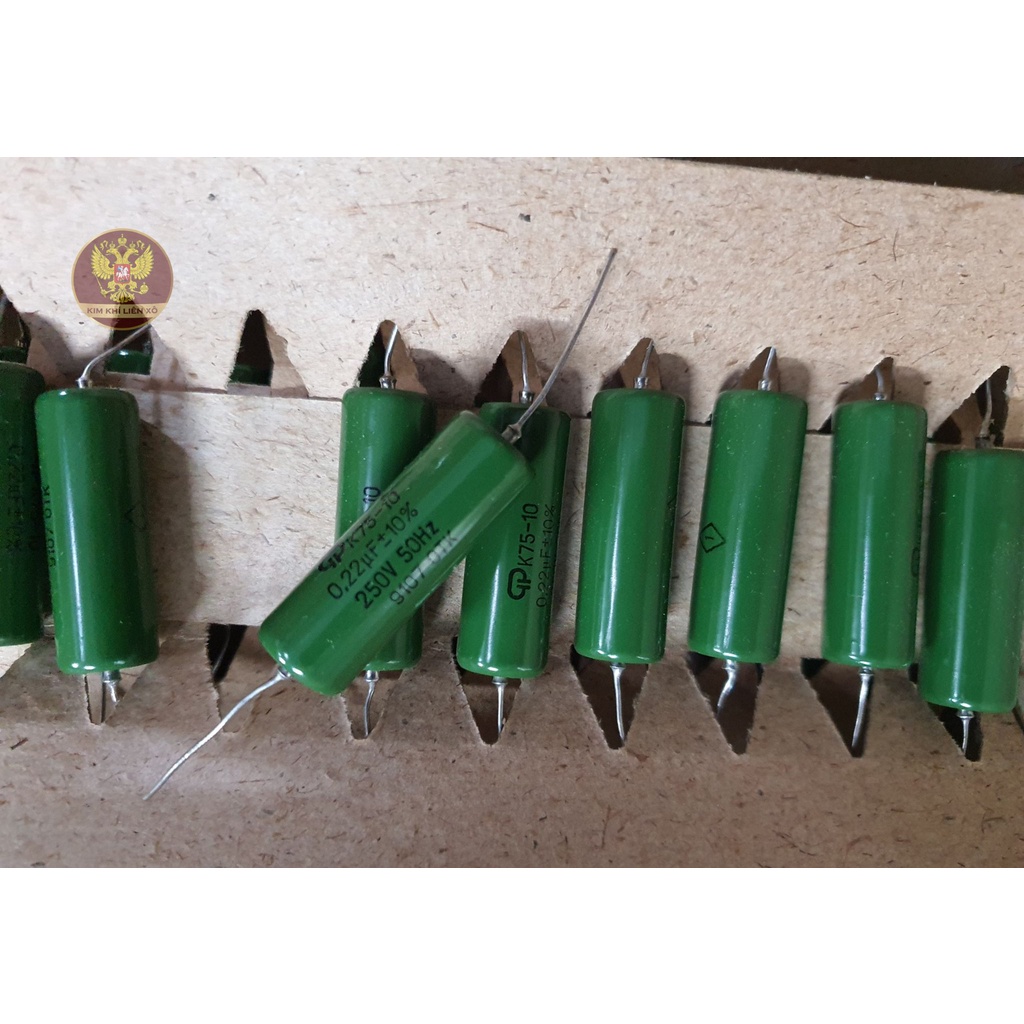 Tụ  dầu Nga 0,22uf 250v
