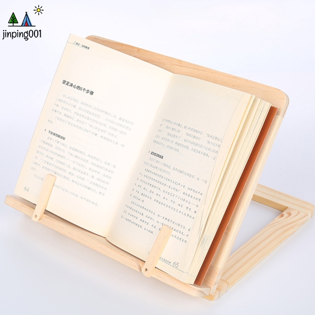 Portable Multifunction Wooden Book Reading Stand Tablet PC Holder