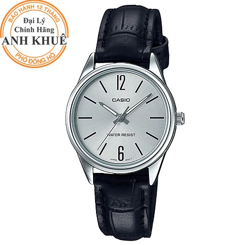 Đồng hồ nữ dây da Casio Anh Khuê LTP-V005L-7BUDF