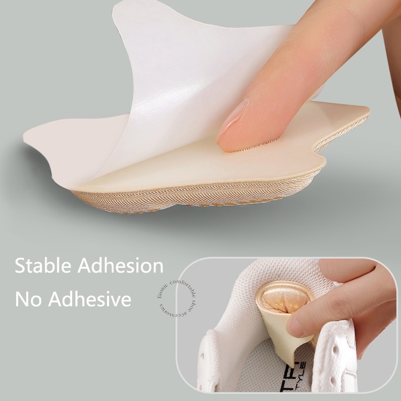 Cặp miếng lót giày thể thao 5D có thể điều chỉnh kích cỡ bảo vệ gót chân tiện lợi