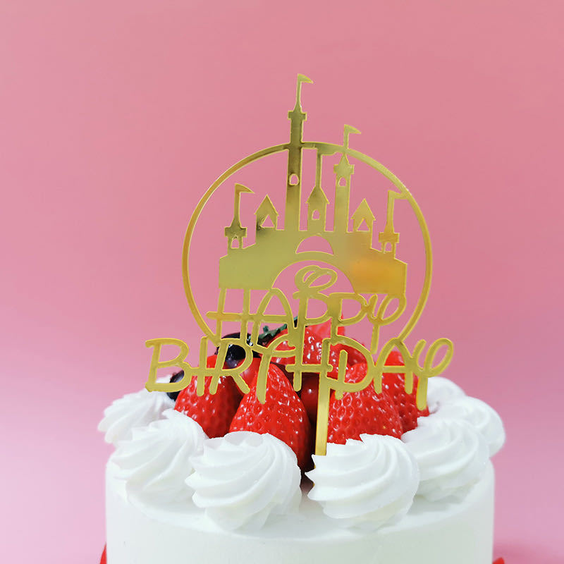 1 Que Cắm Trang Trí Bánh Kem Chữ Happy Birthday