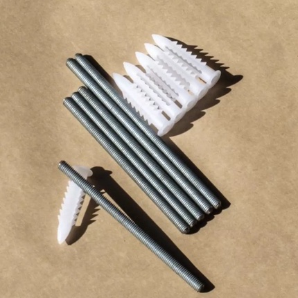 CHỐT ÂM TƯỜNG TREO KỆ TRANG TRÍ CÓ KÈM Tắc Kê