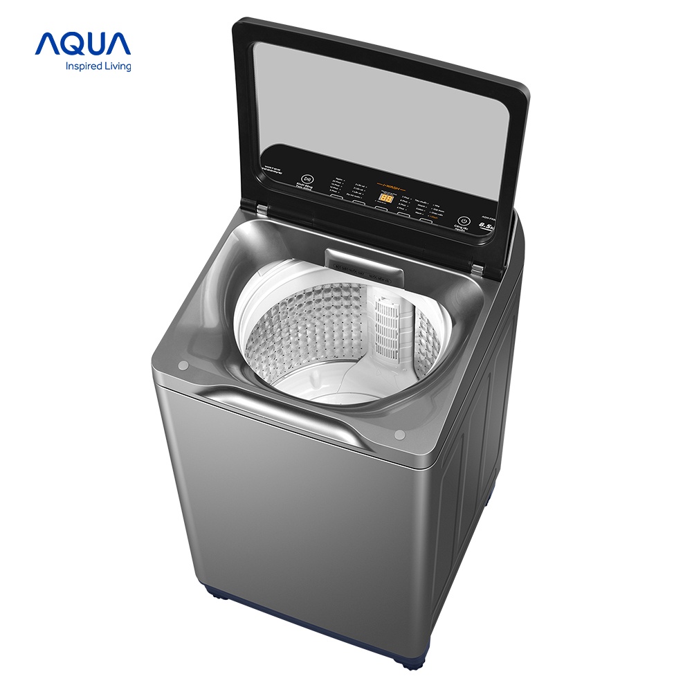 Freeship Toàn Quốc - Máy giặt cửa trên Aqua 8.5kg AQW-FR85GT.S