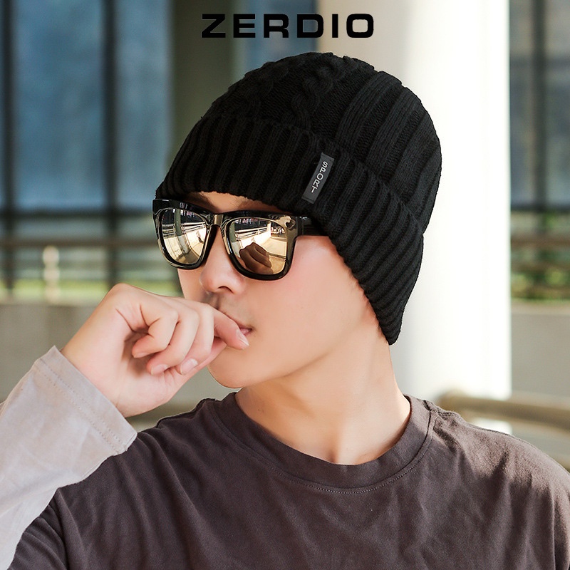 Mũ len ngắn, Nón Len Hiphop Beanie SPORT Nam Nữ có lót lông cực ấm - ML017