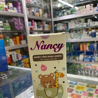 Nước tắm thảo dược NANCY hết rôm sảy- thuỷ đậu an toàn cho trẻ sơ sinh