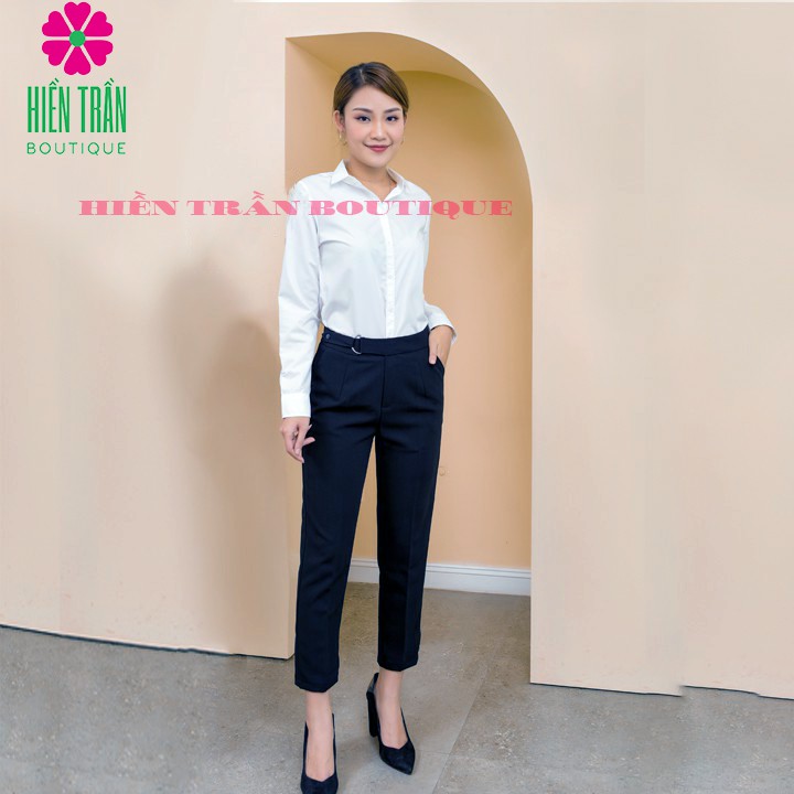 Quần tây nữ có khuyên D Ruby Fashion, chất vải cao cấp, form dáng chuẩn, sang trọng | BigBuy360 - bigbuy360.vn