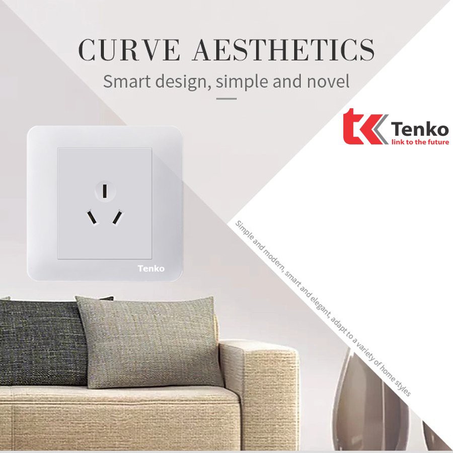 Ổ Cắm Công Nghiệp 3 Chân 16a Chuẩn Úc - Chống Giật Tenko TK-TT-08