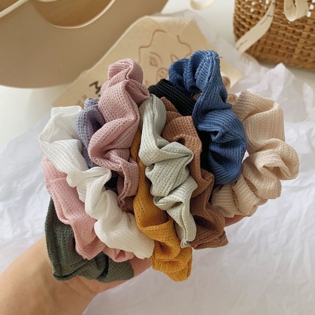 Dây Cột Tóc Scrunchie Tông Pastel Ngọt Ngào Hot Girl Hot Trend