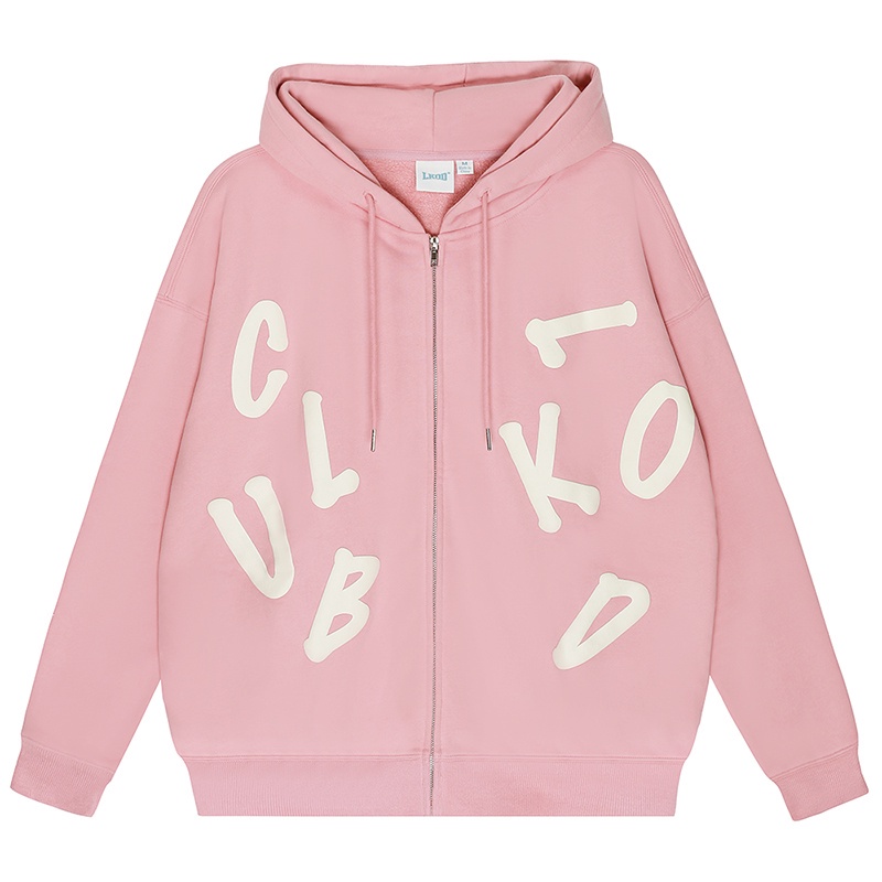 Áo Hoodie Nỉ Mũ 2 Lớp Dày Dặn Khóa Kéo In Chữ-Phong Cách UNISEX Fom Rộng - Lịch Sự Thoải Mái Ấm Áp Mùa Đông Kipsstore92