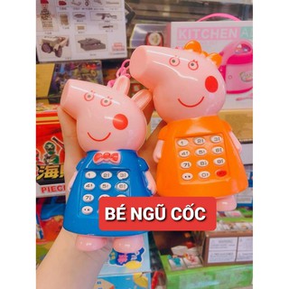 Đồ chơi điện thoại di động heo Peppa (không kèm pin)