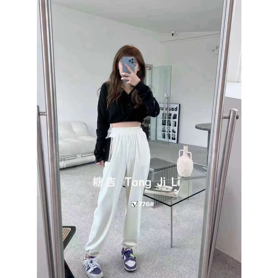 Quần Jogger vải hạt (776) (Ảnh/Video tự chụp)