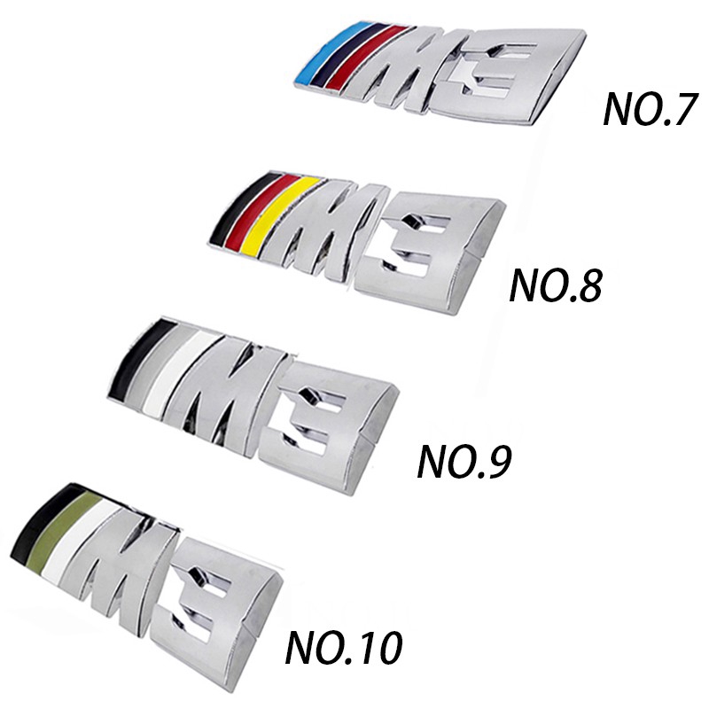 Miếng dán bằng kim loại chữ M3 M5 cho xe hơi BMW F30 330i 530i 525i E93 E63 E65 E38 E39 E34 | BigBuy360 - bigbuy360.vn
