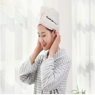 Khăn Quấn Khô Tóc Tiện Lợi