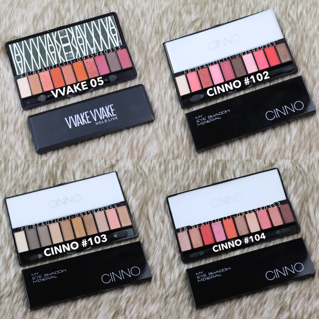 BẢNG PHẤN NHŨ LÌ VVAKE VVAKE HOLD LIVE CINNO WODWOD 10 Ô MÀU MẮT | BigBuy360 - bigbuy360.vn