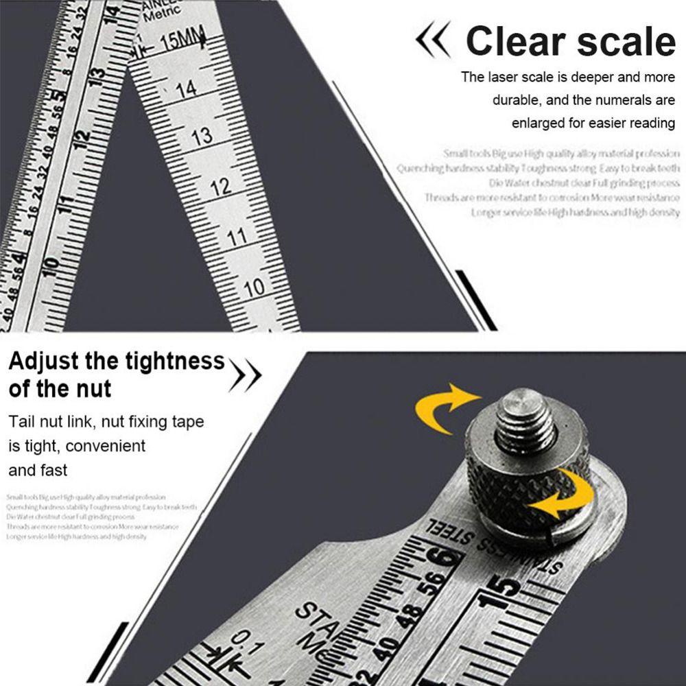 Bộ Dụng Cụ Đo Lường Bằng Thép Không Gỉ Chuyên Nghiệp