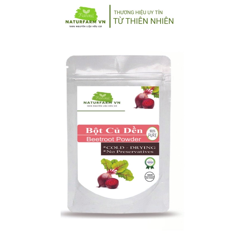 100GR Bột củ dền nguyên chất Organic - Bột handmade