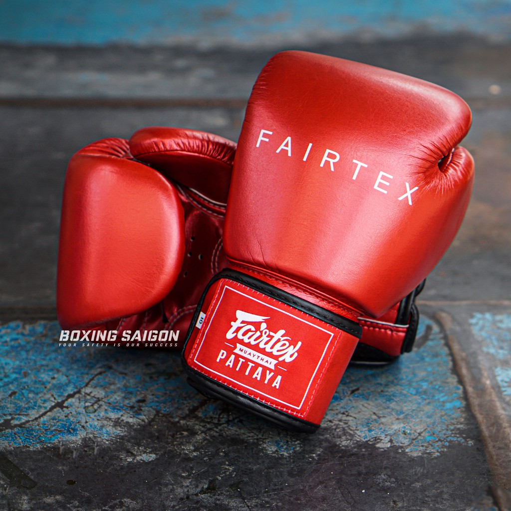 Găng tay boxing Fairtex BGV22 Metallic - Red