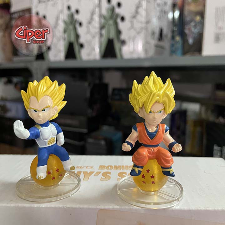 Bộ 5 nhân vật Dragon Ball ngồi trên ngọc - Figure Action Dragon Ball