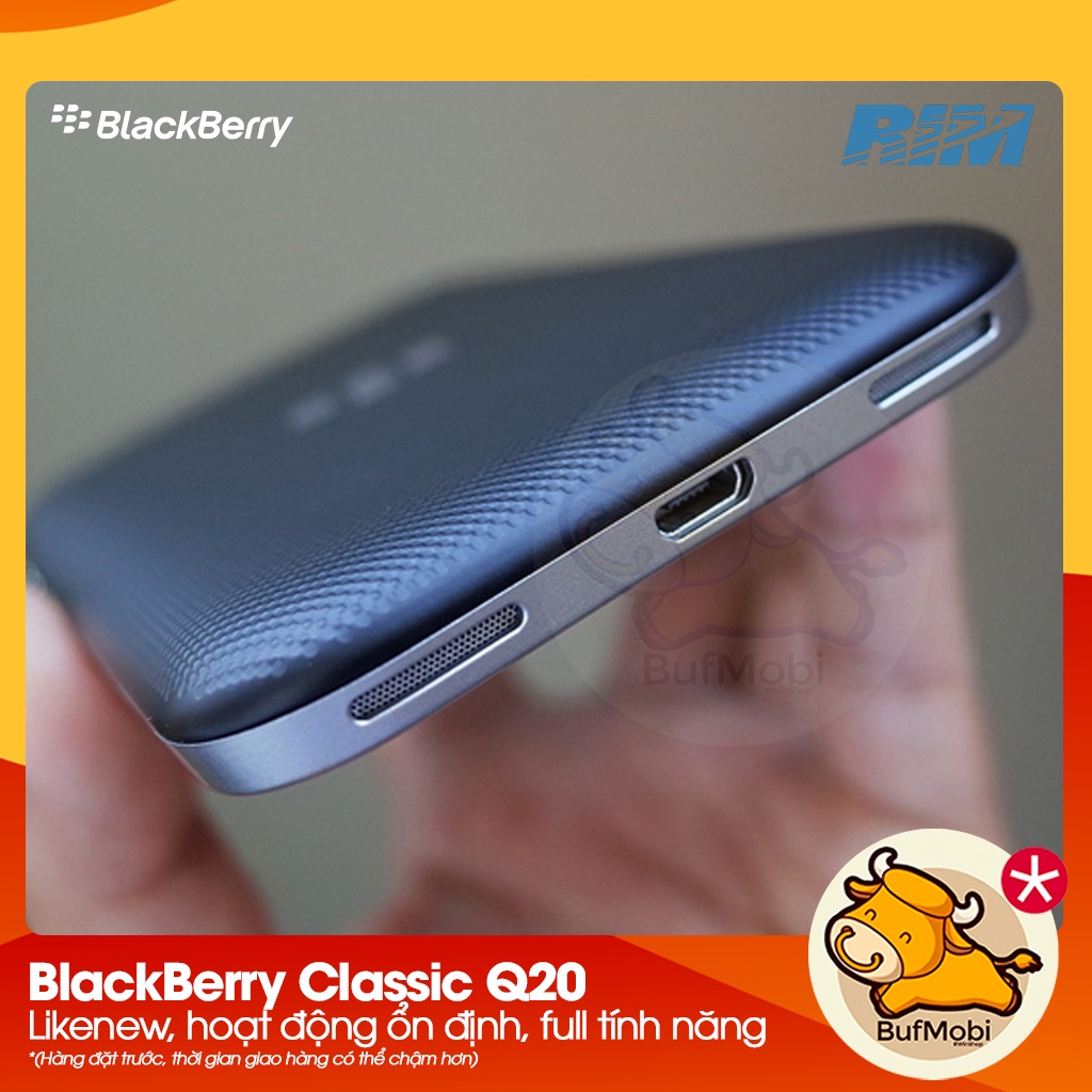 Điện thoại Blackberry Classic Q20 Likenew sử dụng tốt, máy nguyên bản