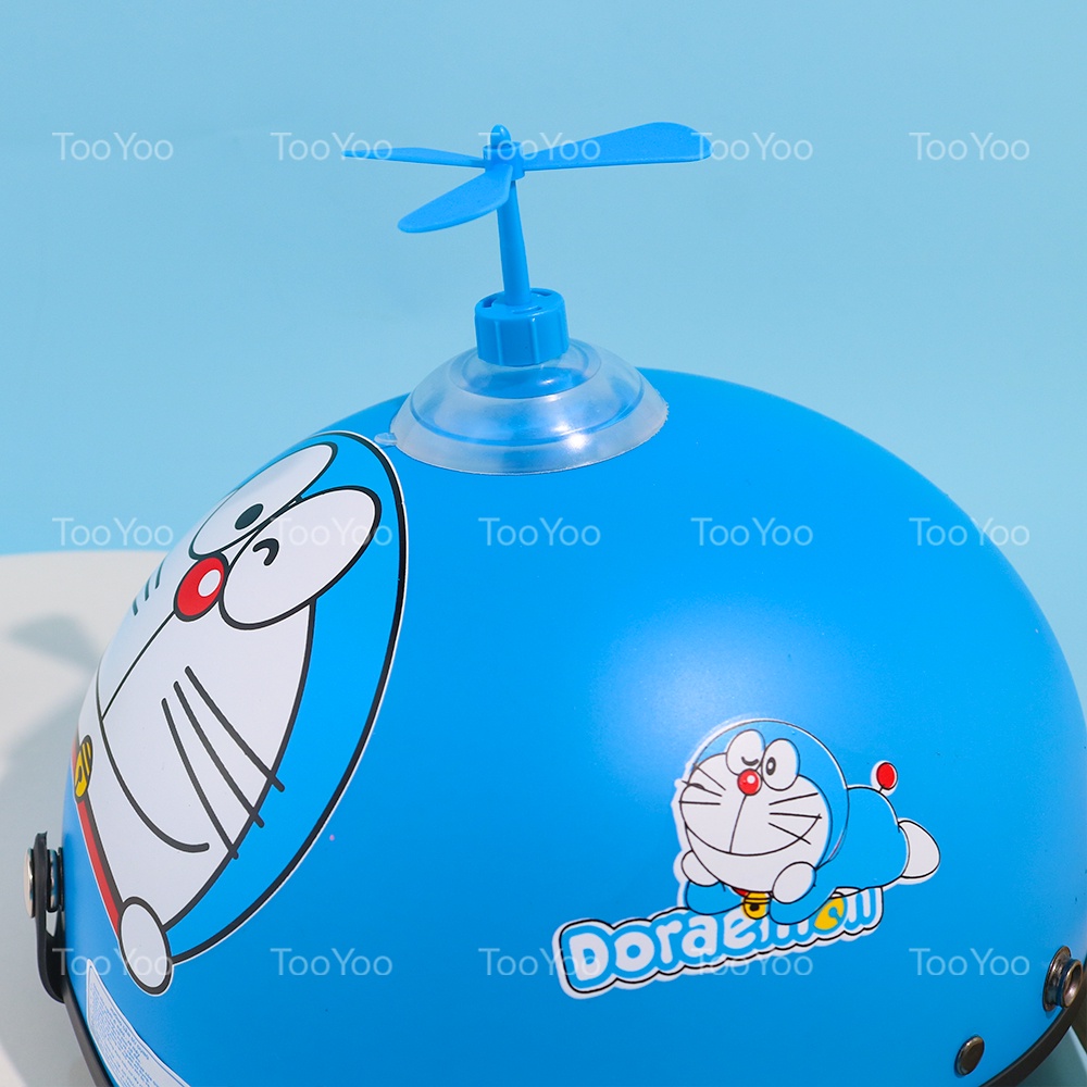 Chong chóng tre DORAEMON DOREMON 3 cánh gắn mũ bảo hiểm dễ thương được chọn màu MON0039 TooYoo