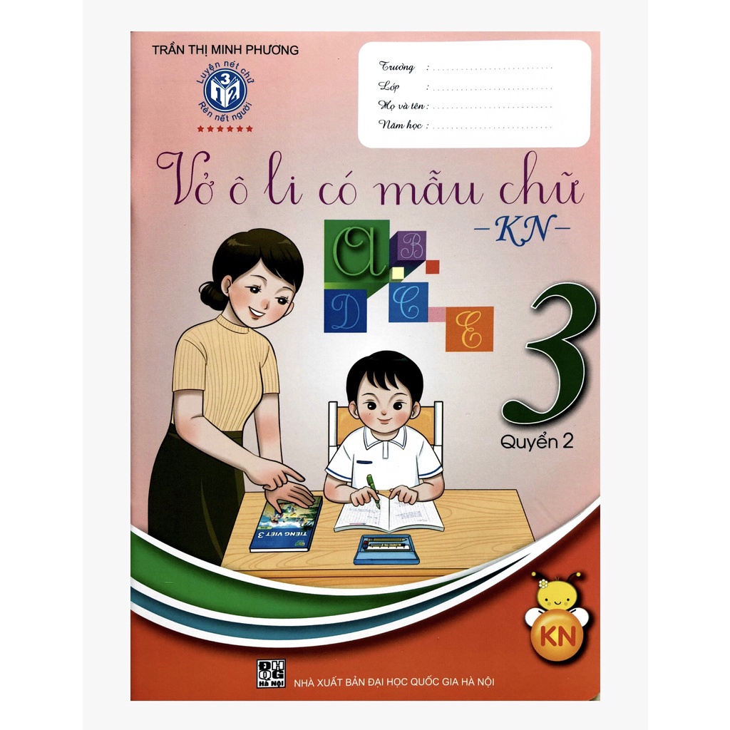 Sách - Vở ô li có mẫu chữ lớp 3 - Kết nối tri thức với cuộc sống
