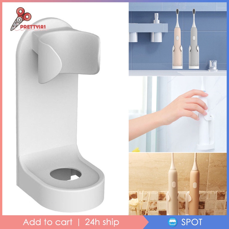 Giá Đỡ Bàn Chải Đánh Răng Điện Gắn Tường Prettyia1 Tiện Dụng