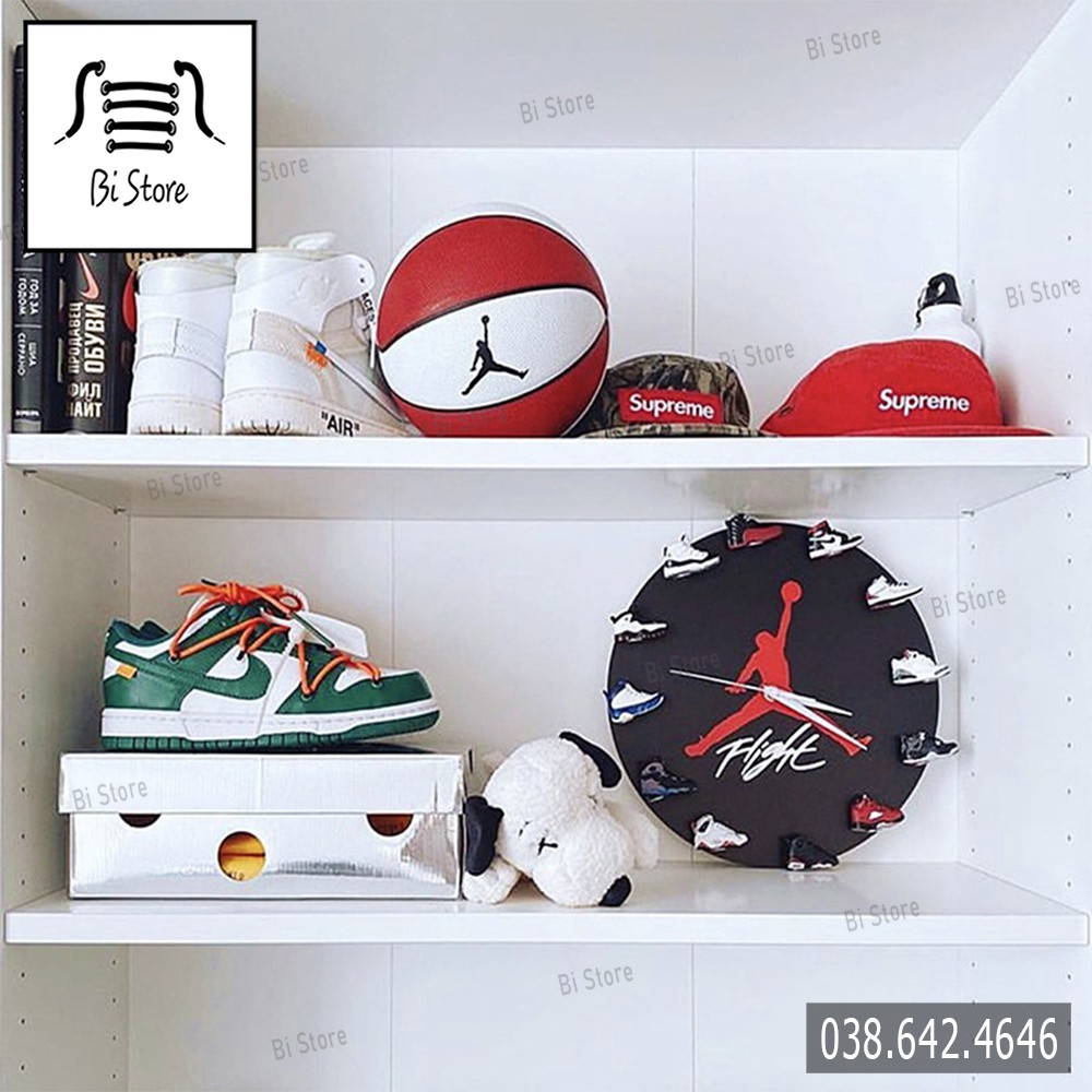 Đồng hồ Jordan - Sneaker 3D [𝗵𝗮̀𝗻𝗴 𝗰𝗼́ 𝘀𝗮̆̃𝗻, 𝗰𝗼́ 𝗰𝗹𝗶𝗽]