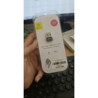 Cáp chuyển chân sạc type C ra USB Baseus