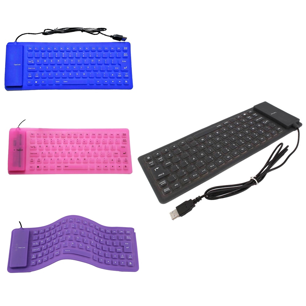 Bàn Phím Silicone Dẻo Gấp Gọn 85key Cho Notebook