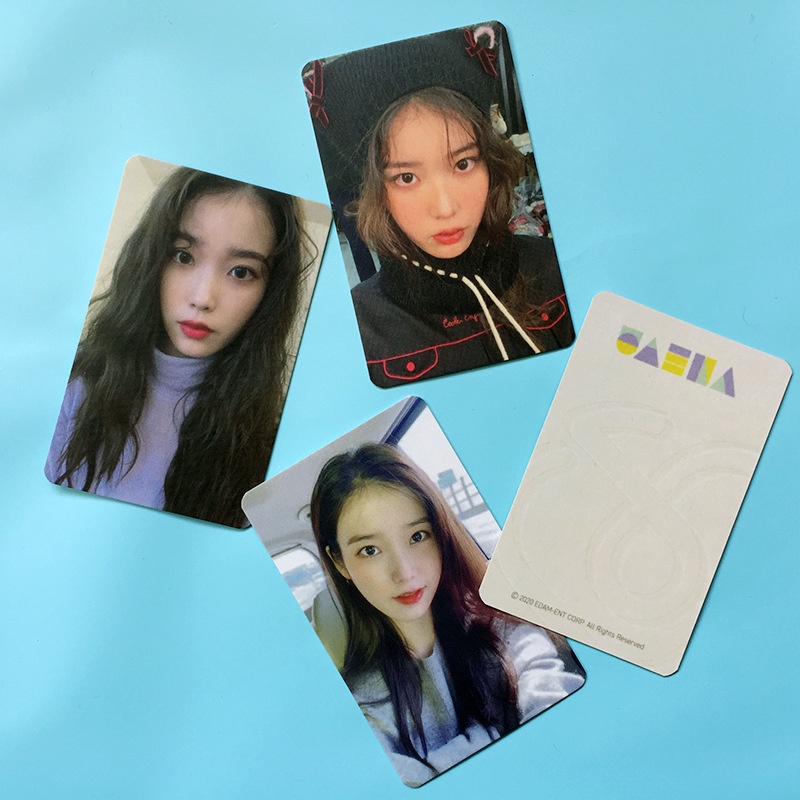 Bộ 5 Thẻ Hình Ca Sĩ IU Xinh Xắn 2022