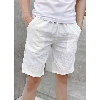 Quần Ngố Đũi Nam Siêu Mát, Mềm Mịn, Mặc Cực Kỳ Thoải Mái màu trắng (sizeXL cao 1m65-1m75)