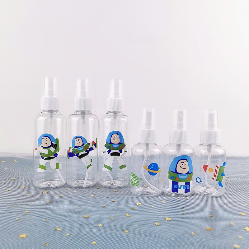 (Hàng Mới Về) 1 Chai Xịt Đựng Nước Hoa 50 / 100ml Họa Tiết Hoạt Hình Buzz Lightyear