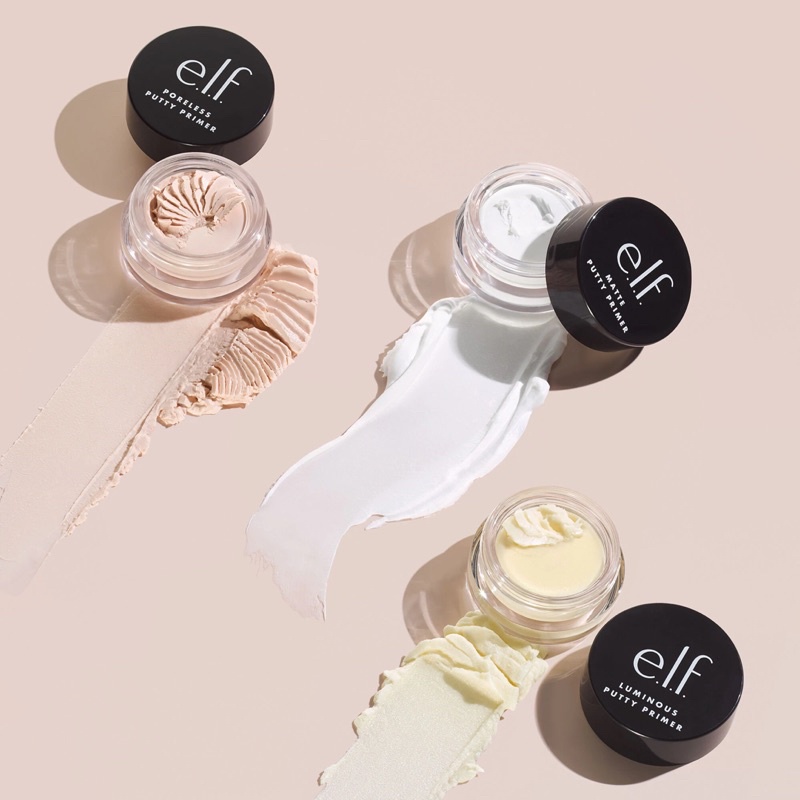 Set mini best seller 3 Kem lót làm mềm mịn da, thu nhỏ lỗ chân lông, kiềm dầu và giữ makeup lâu trôi elf putty primer