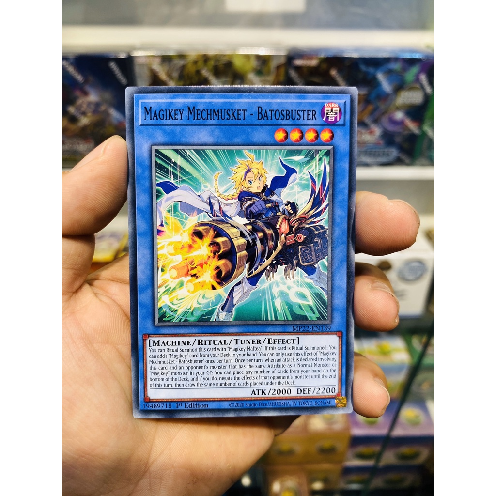 Thẻ Bài YugiOh!Mã MP22-EN139 - Magikey Mechmusket - Batosbuster - Common - 1st Edition