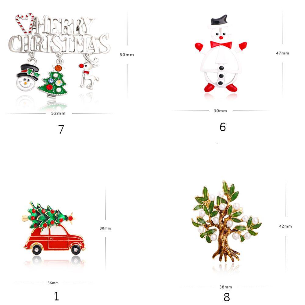 Trâm Cài Áo Kim Loại Hình Tuần Lộc Giáng Sinh Năm Mới Kerstman