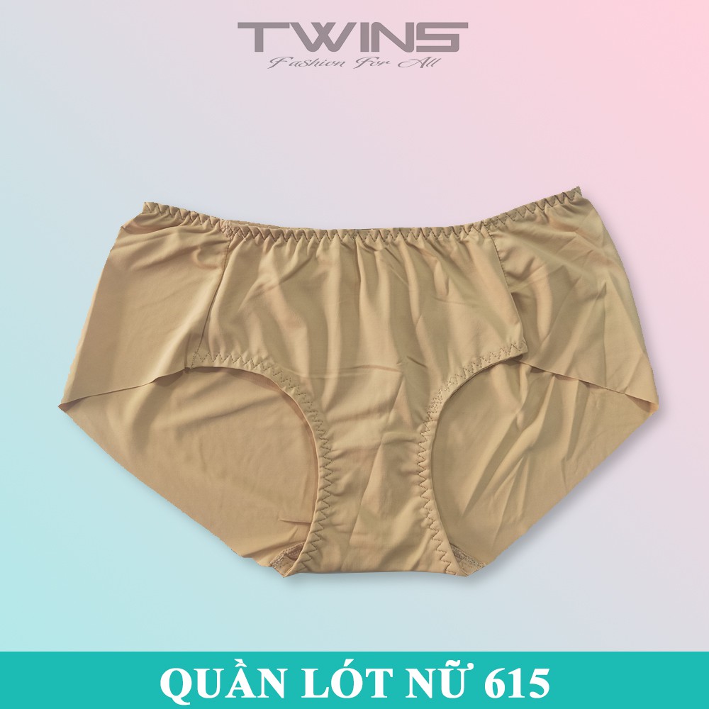 Quần lót nữ thun lạnh pha ren cao cấp Thịnh Phát 615 lưng nhỏ chất mềm mịn thoáng mát không lộ đường may size dưới 60kg