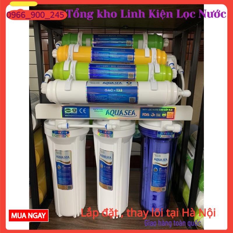 Máy Lọc Nước Nóng Nguội 9 Cấp 👉 Máy Lọc Nước Ro aquasea 2 Vòi