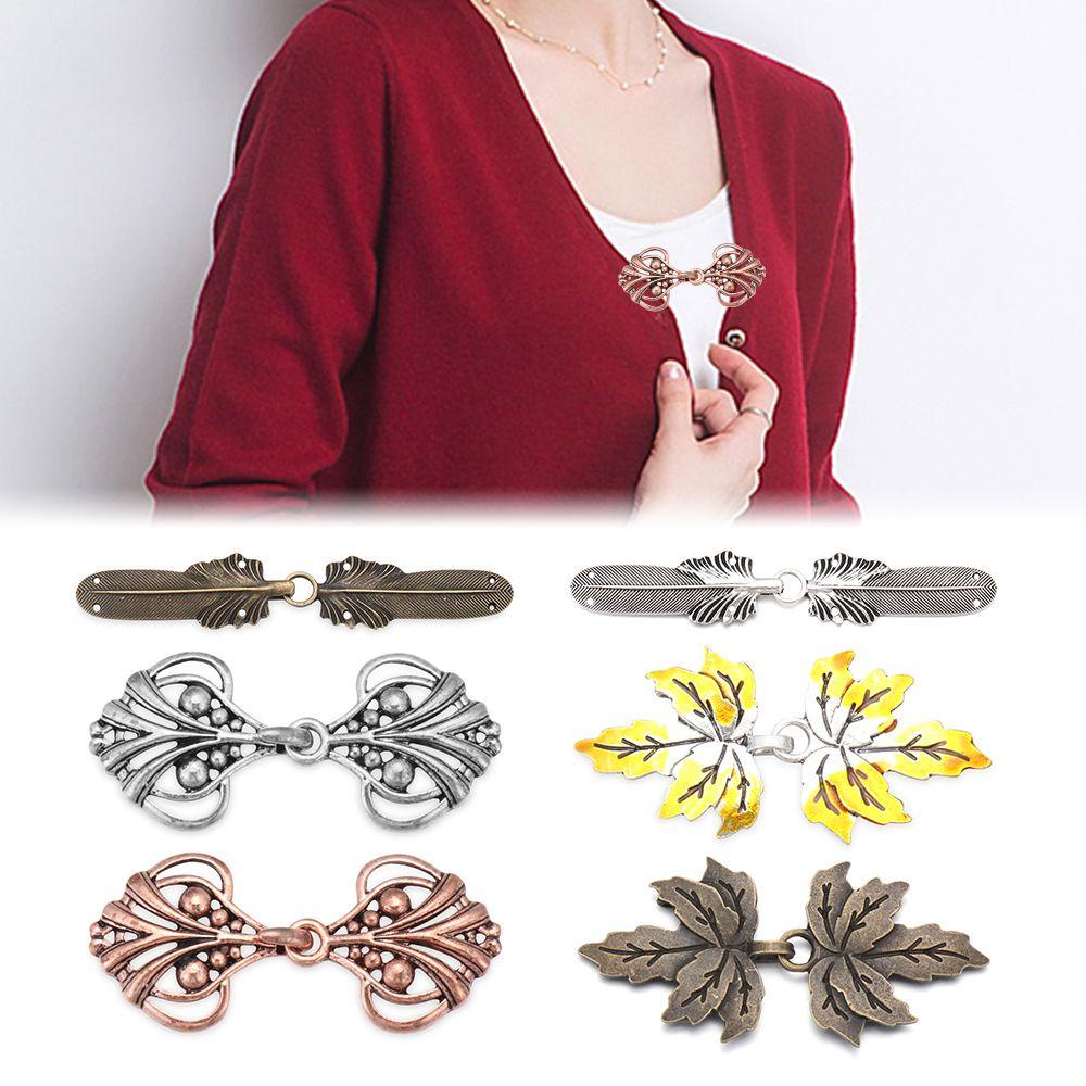 Kẹp Cố Định Cardigan Phong Cách Retro Thời Trang Mùa Đông Độc Đáo