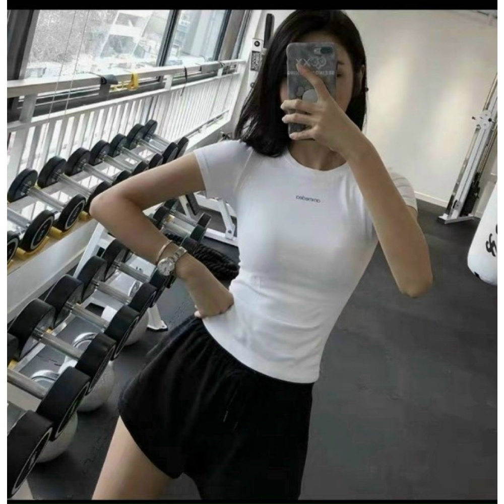 Phông Dệt Ami Chữ Giữa (Đồ Tập Gym-Yoga-Aerobic Nữ)